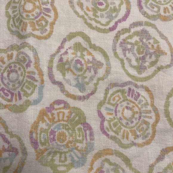 Harve Benard 100% Wide Leg Linen‎ Cropped Multi-Colored Cropped Pants Size 8 - Picture 12 of 12